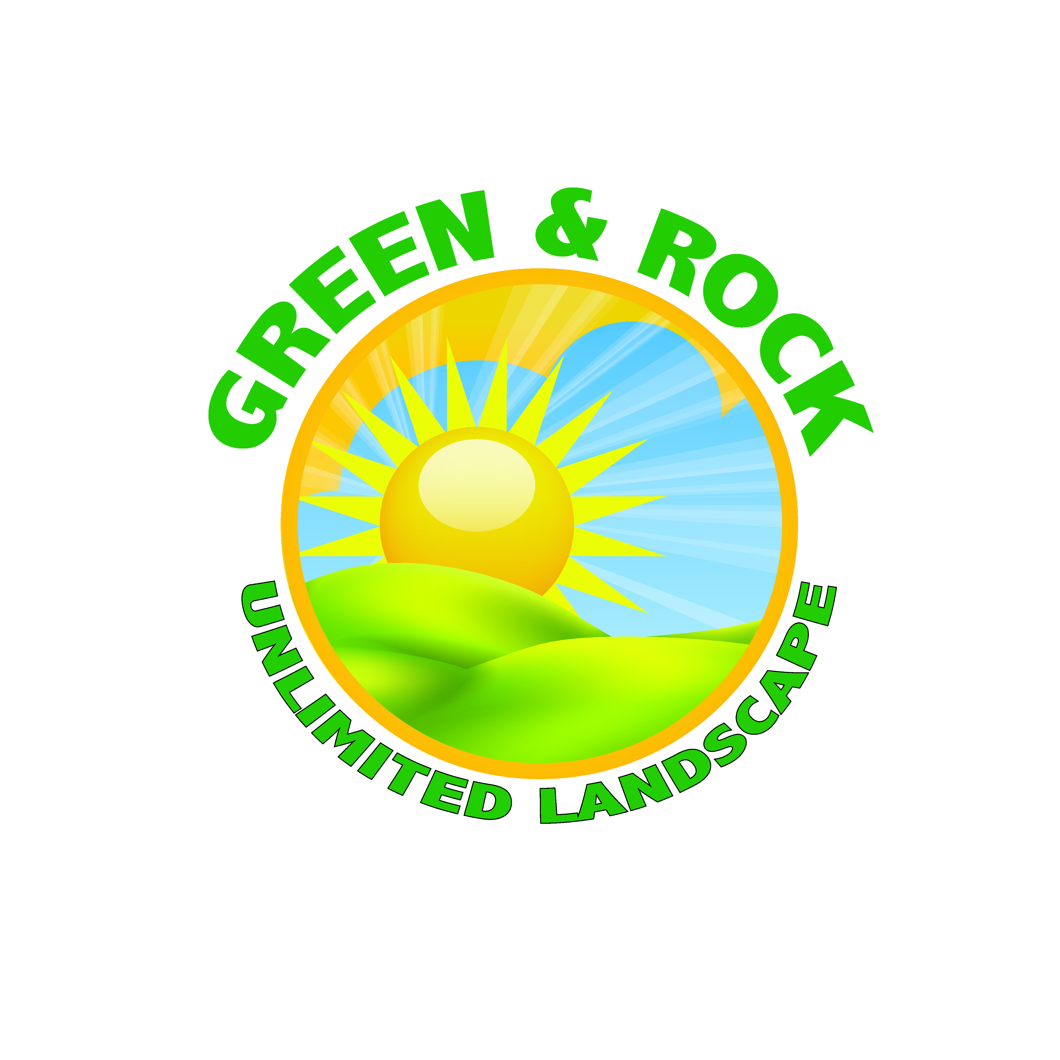 Green & Rock Unlimited Landscape, Inc. Logo